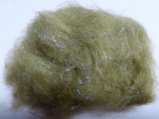 Laser UV Dry Fly Dubbing Olive